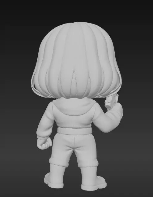 Tokyo La Casa de Papel Chibi Style 3D Model 3D print model_3