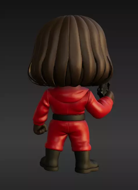 Tokyo La Casa de Papel Chibi Style 3D Model 3D print model_2