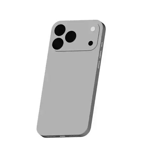 CAD model of the Apple iPhone 17 Pro Max