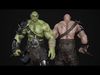 Game Ready Realistic Orc Character Low-poly 3D model_2