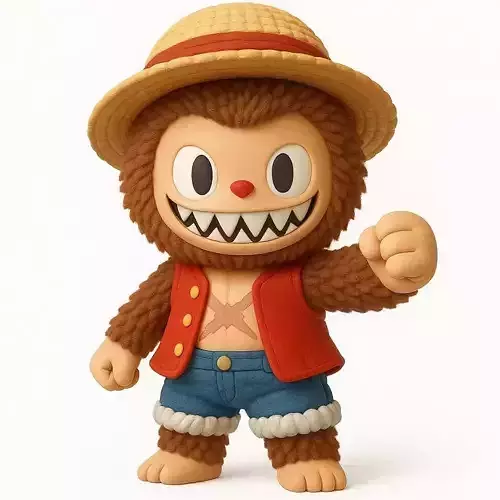 Monkey Hero with Straw Hat