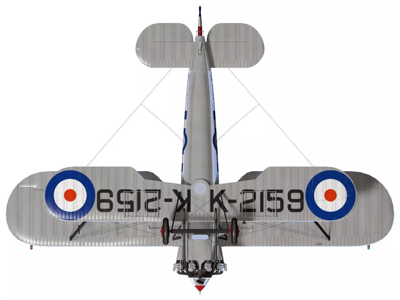 Bristol Bulldog Mk-II 3D model_13