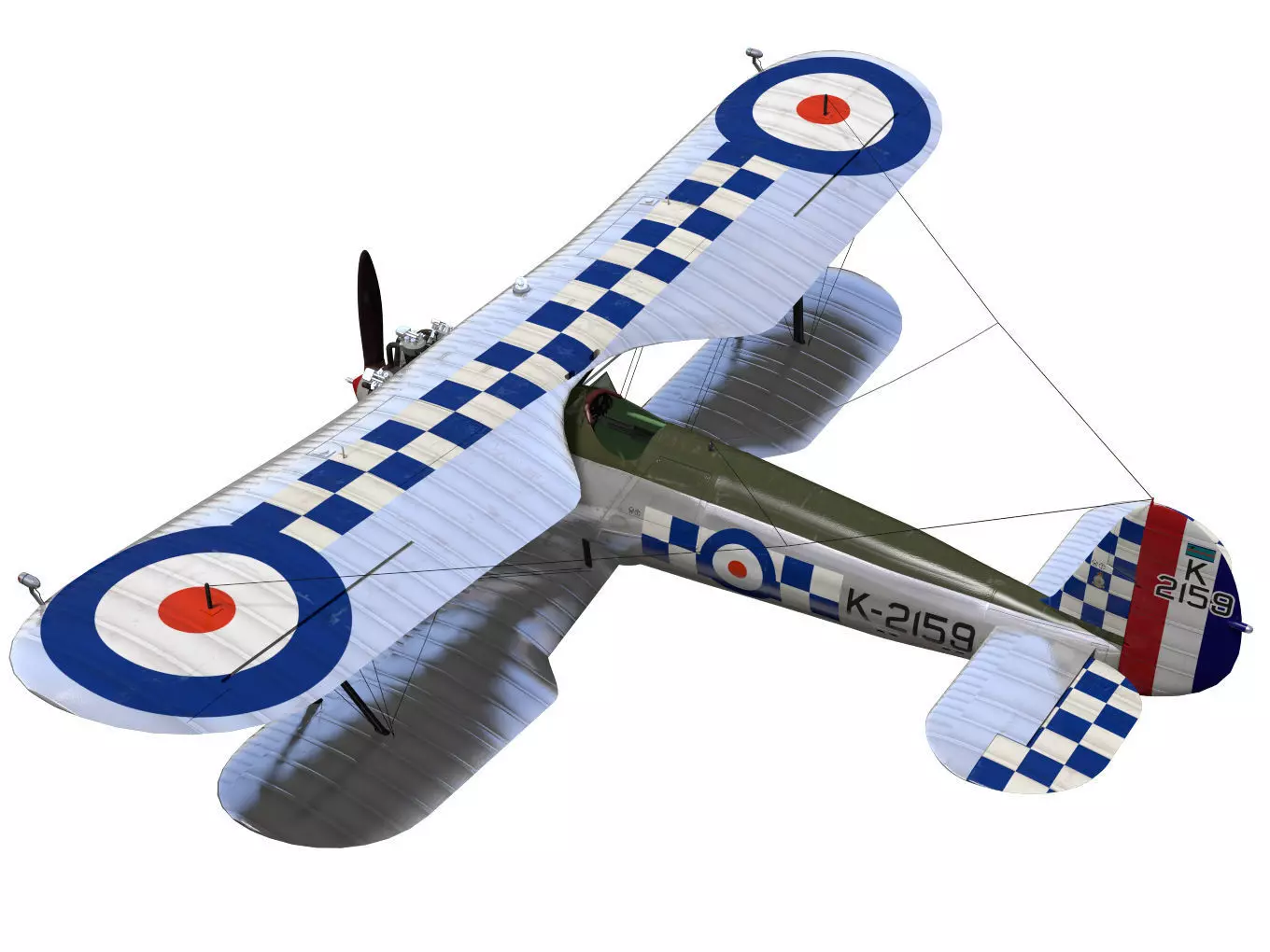 Bristol Bulldog Mk-II 3D model_1