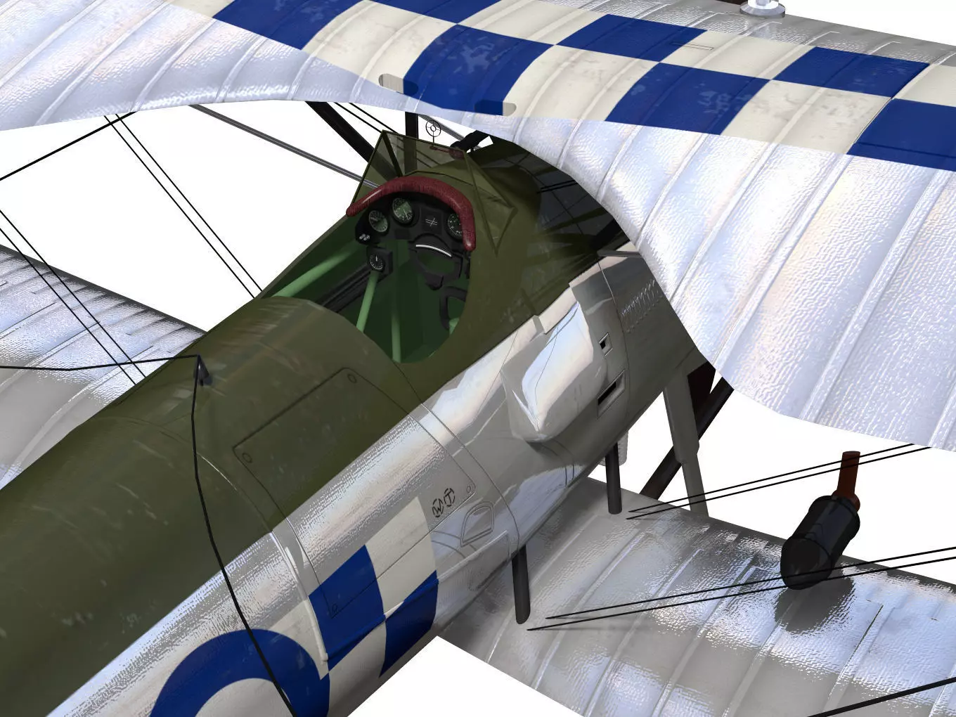 Bristol Bulldog Mk-II 3D model_5