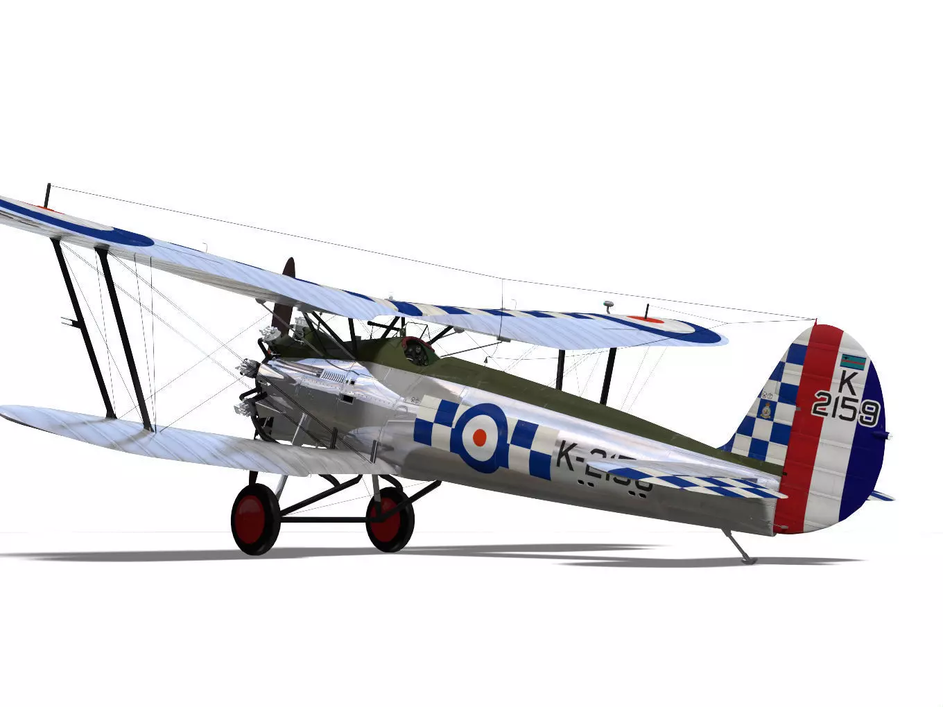 Bristol Bulldog Mk-II 3D model_7