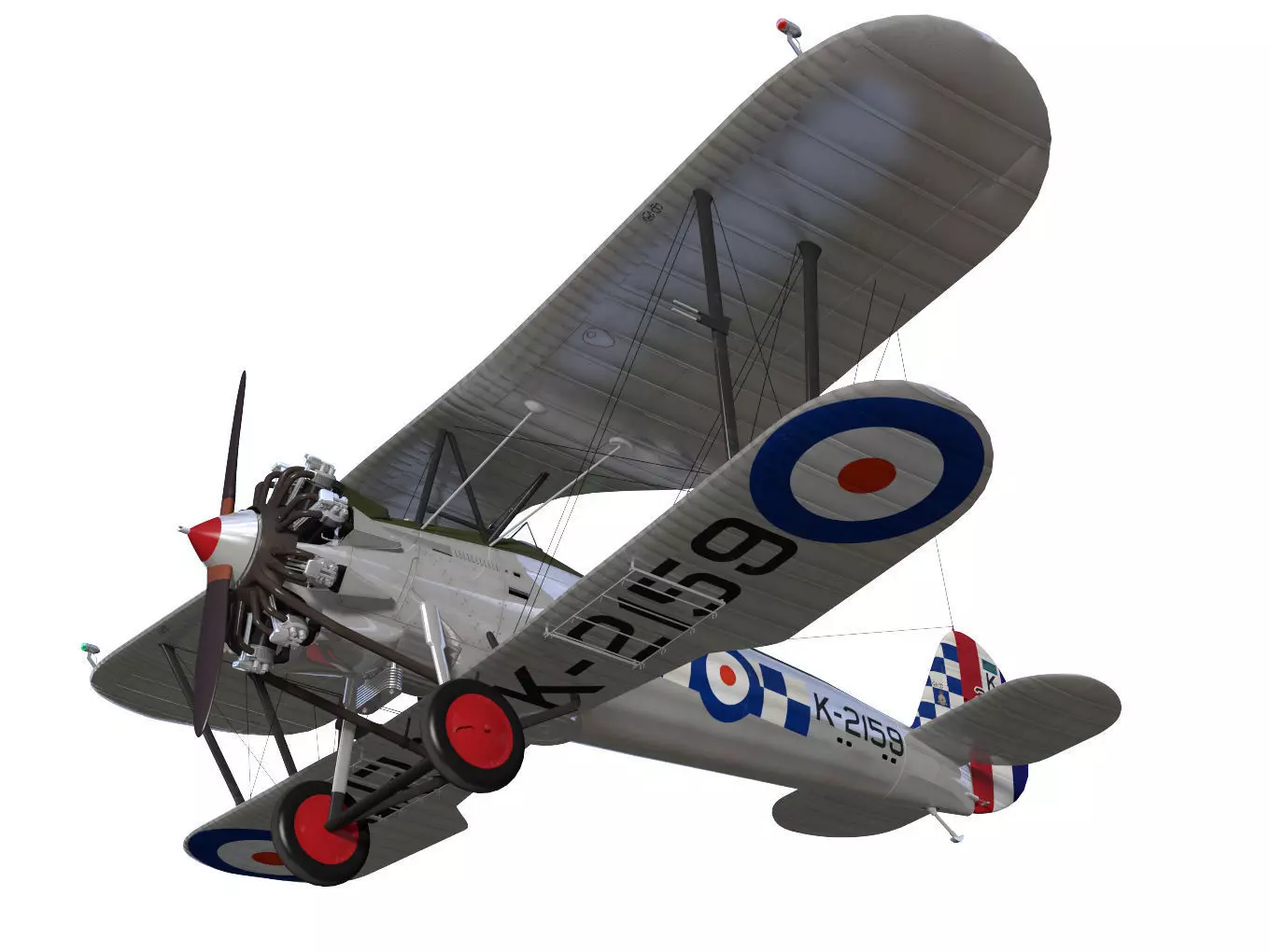 Bristol Bulldog Mk-II 3D model_3