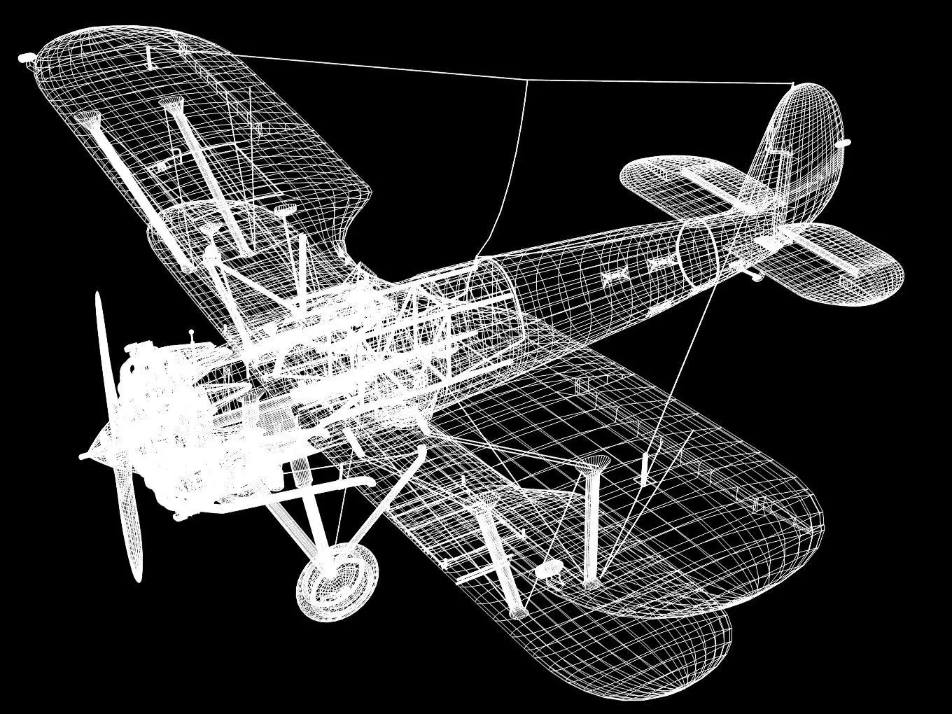 Bristol Bulldog Mk-II 3D model_14