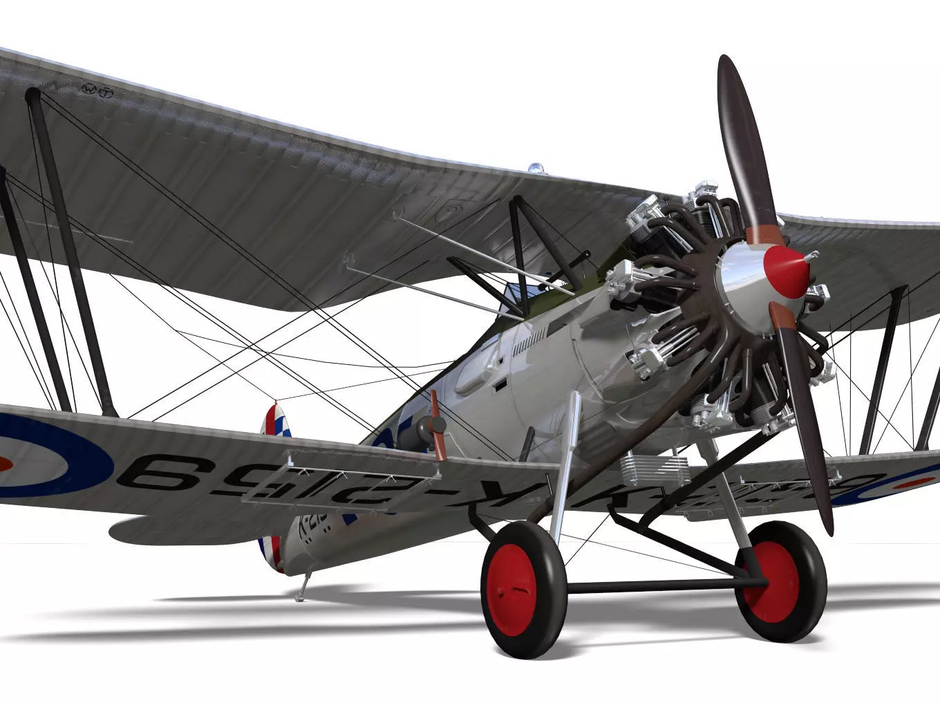 Bristol Bulldog Mk-II 3D model_8