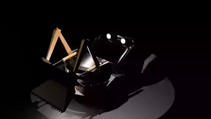 Armored and battle-modified car 