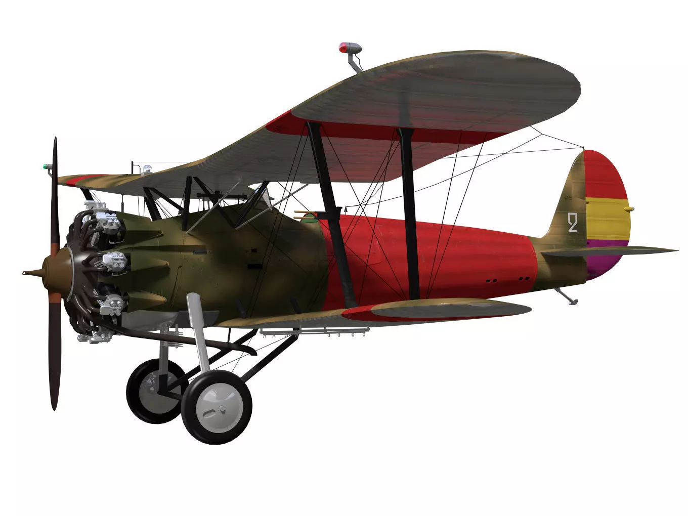 Bristol Bulldog Mk-II 3D model | CGTrader