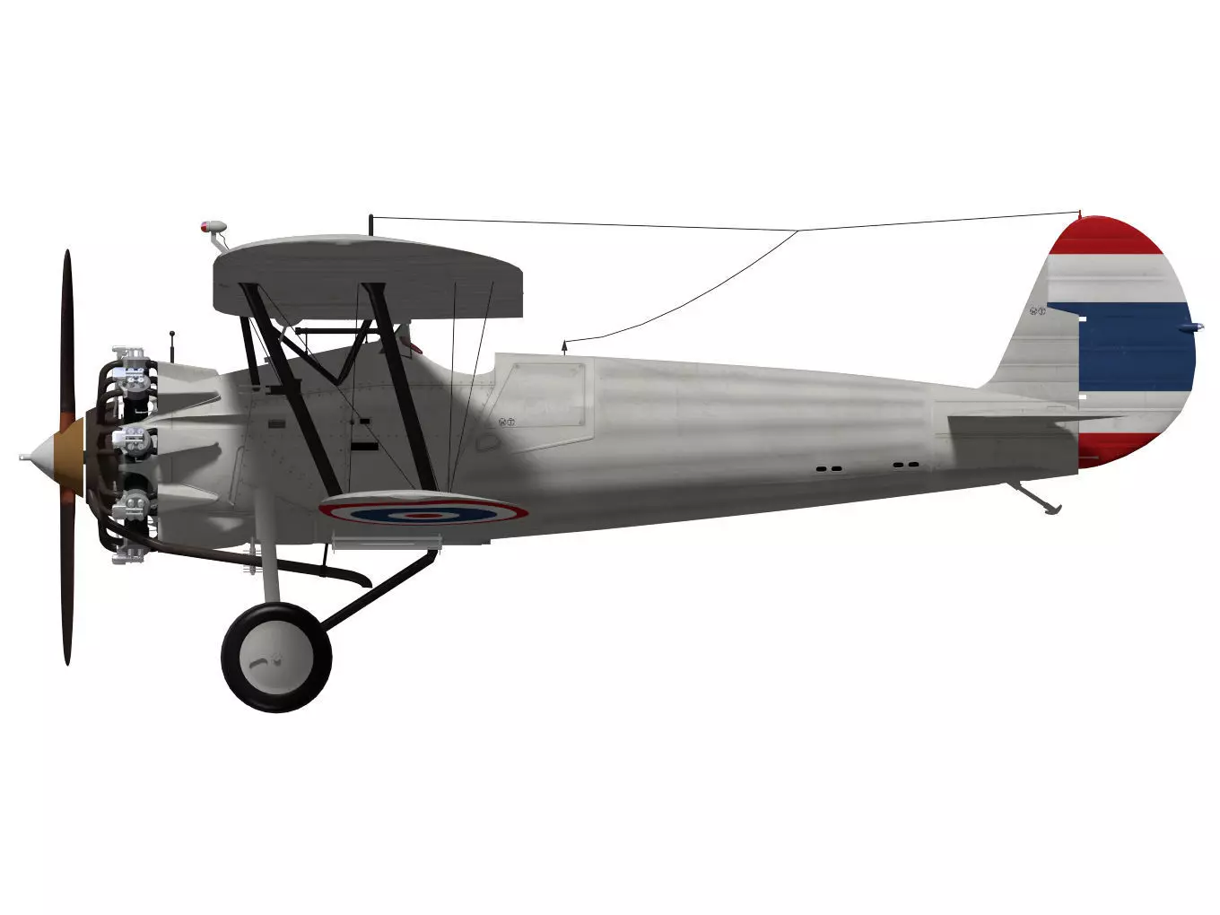 Bristol Bulldog Mk-II 3D model_9