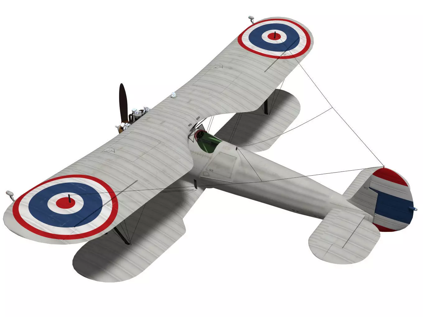 Bristol Bulldog Mk-II 3D model_1