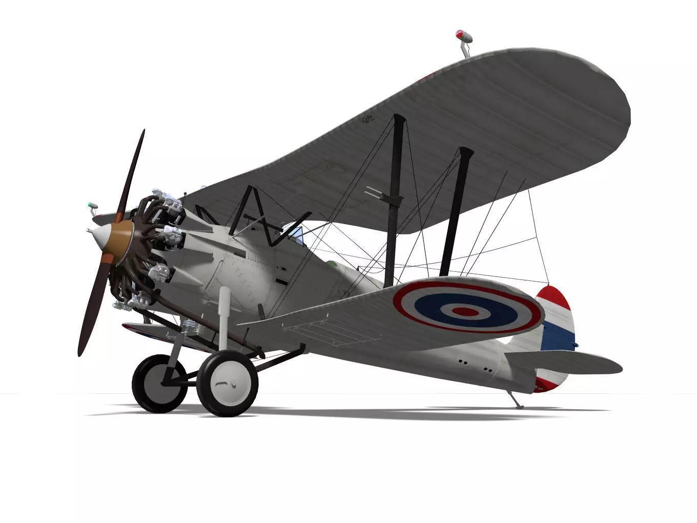 Bristol Bulldog Mk-II 3D model_6