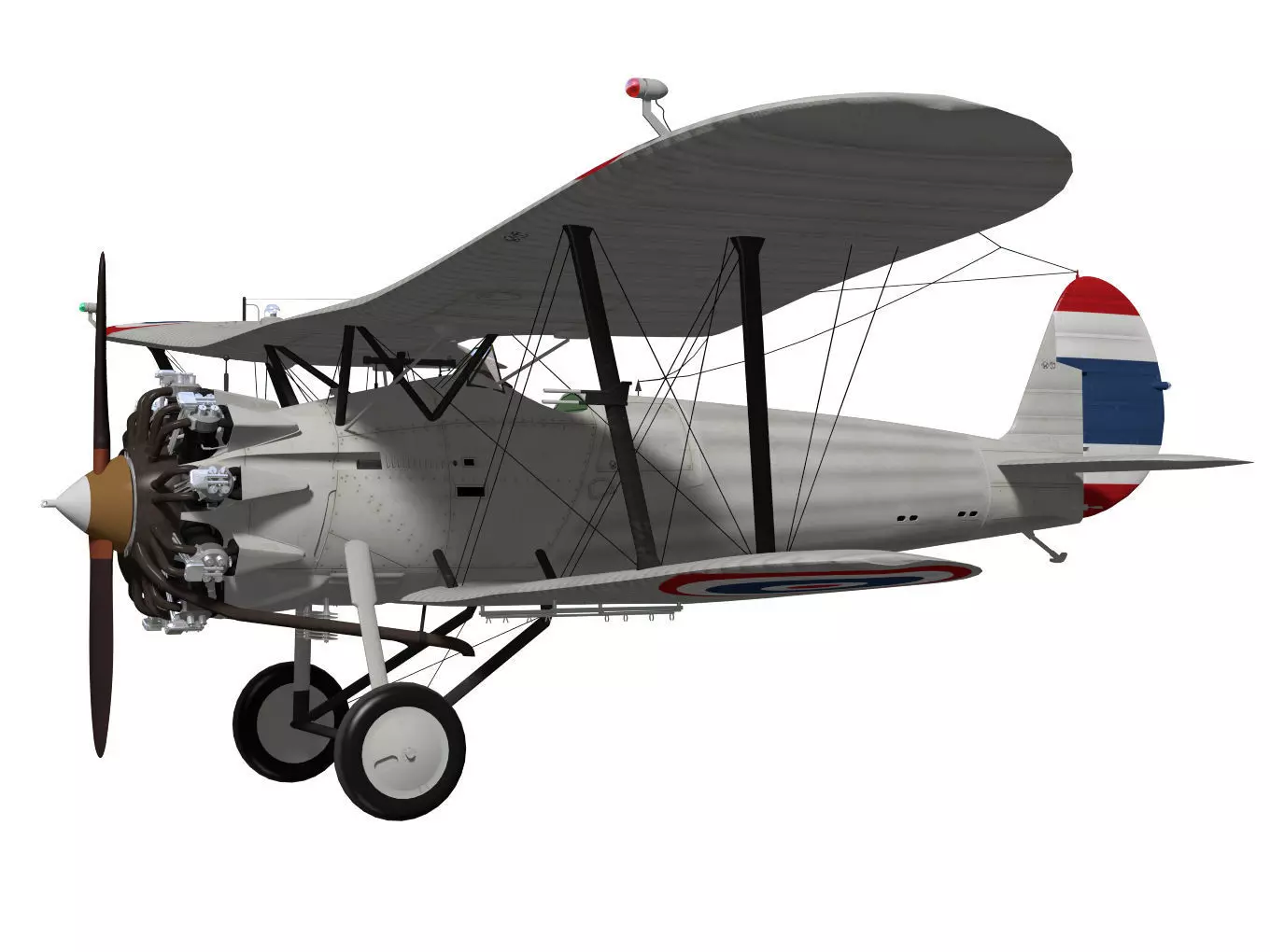 Bristol Bulldog Mk-II 3D model_2