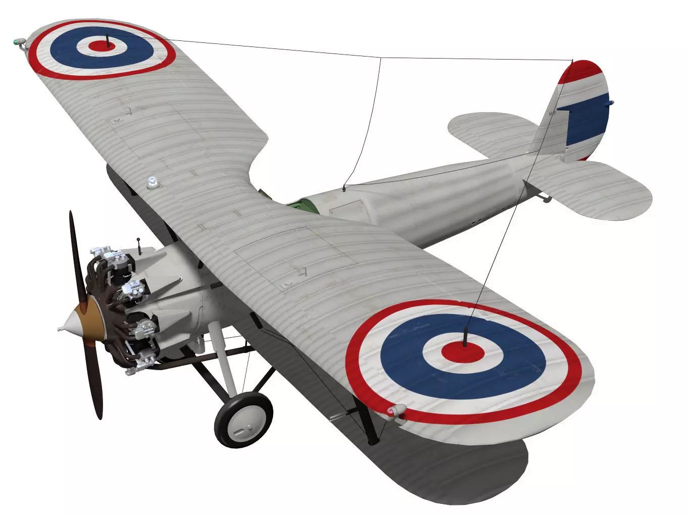 Bristol Bulldog Mk-II 3D model_0
