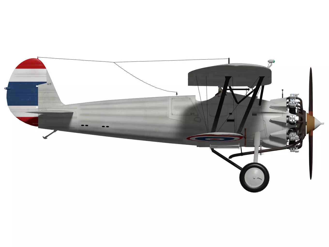 Bristol Bulldog Mk-II 3D model_11