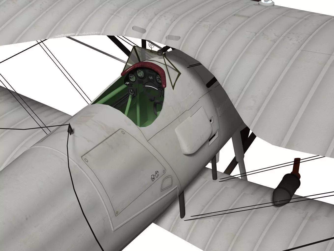 Bristol Bulldog Mk-II 3D model_5