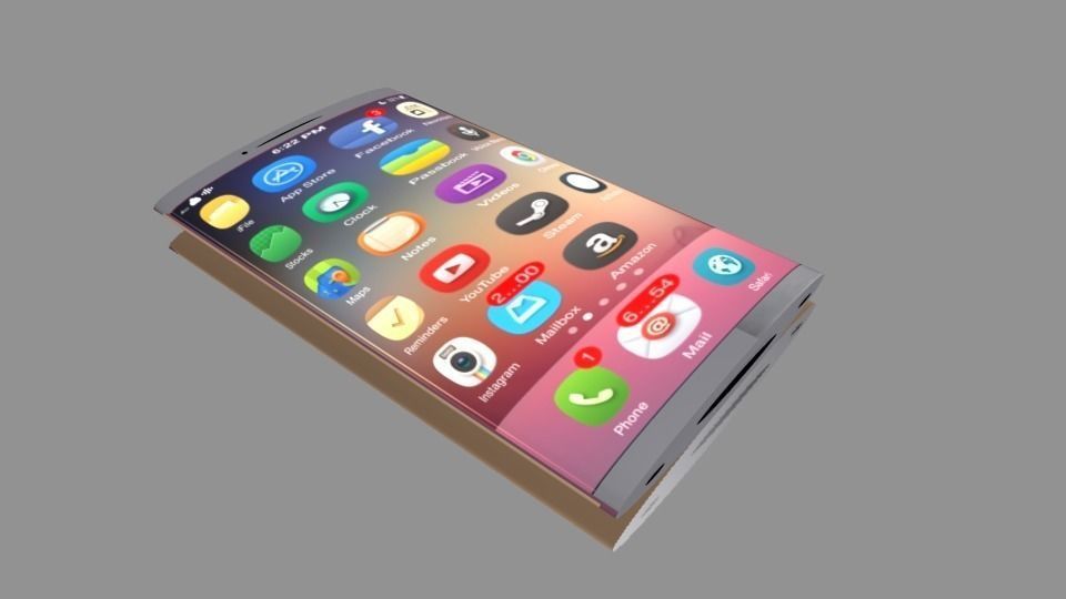 IPHONE CURVE Free 3D model_0