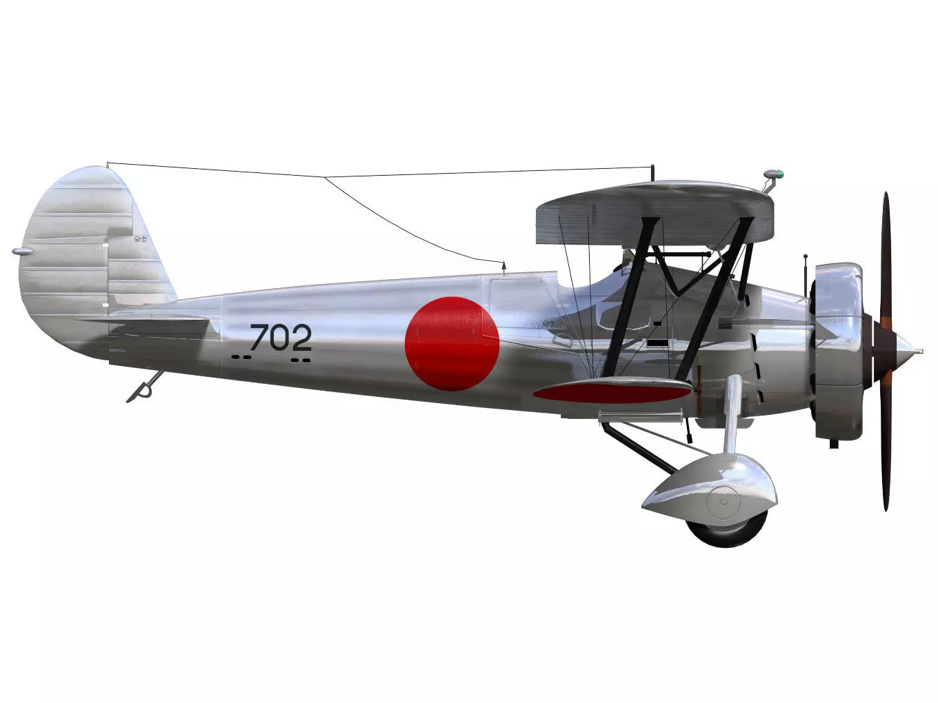 Bristol Bulldog Mk-II 3D model_11