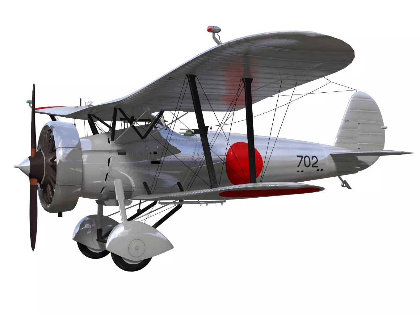 Bristol Bulldog Mk-II 3D model_2