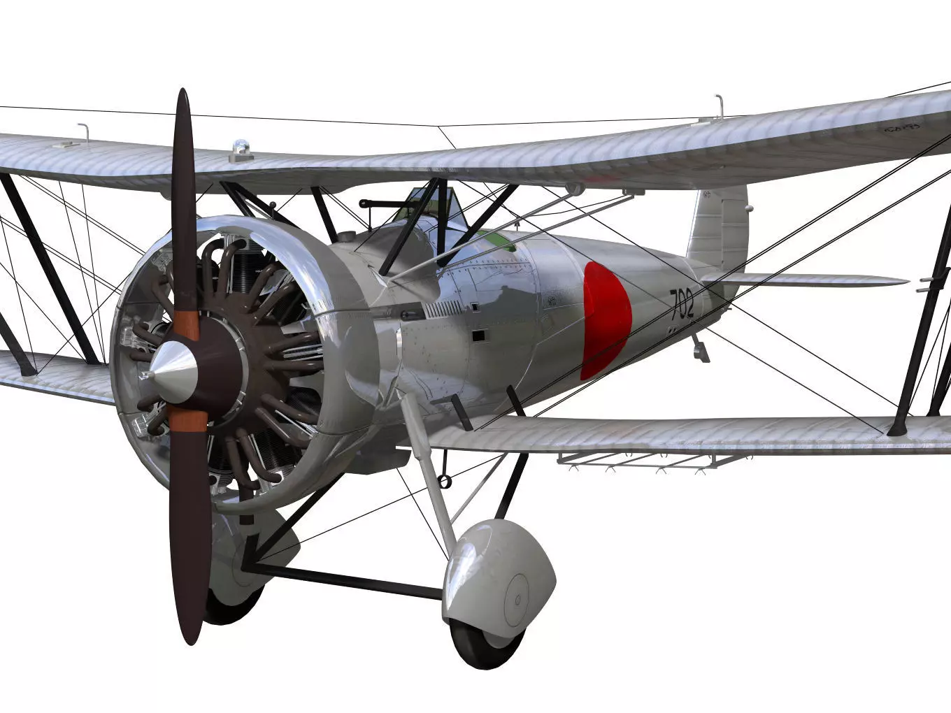 Bristol Bulldog Mk-II 3D model_4