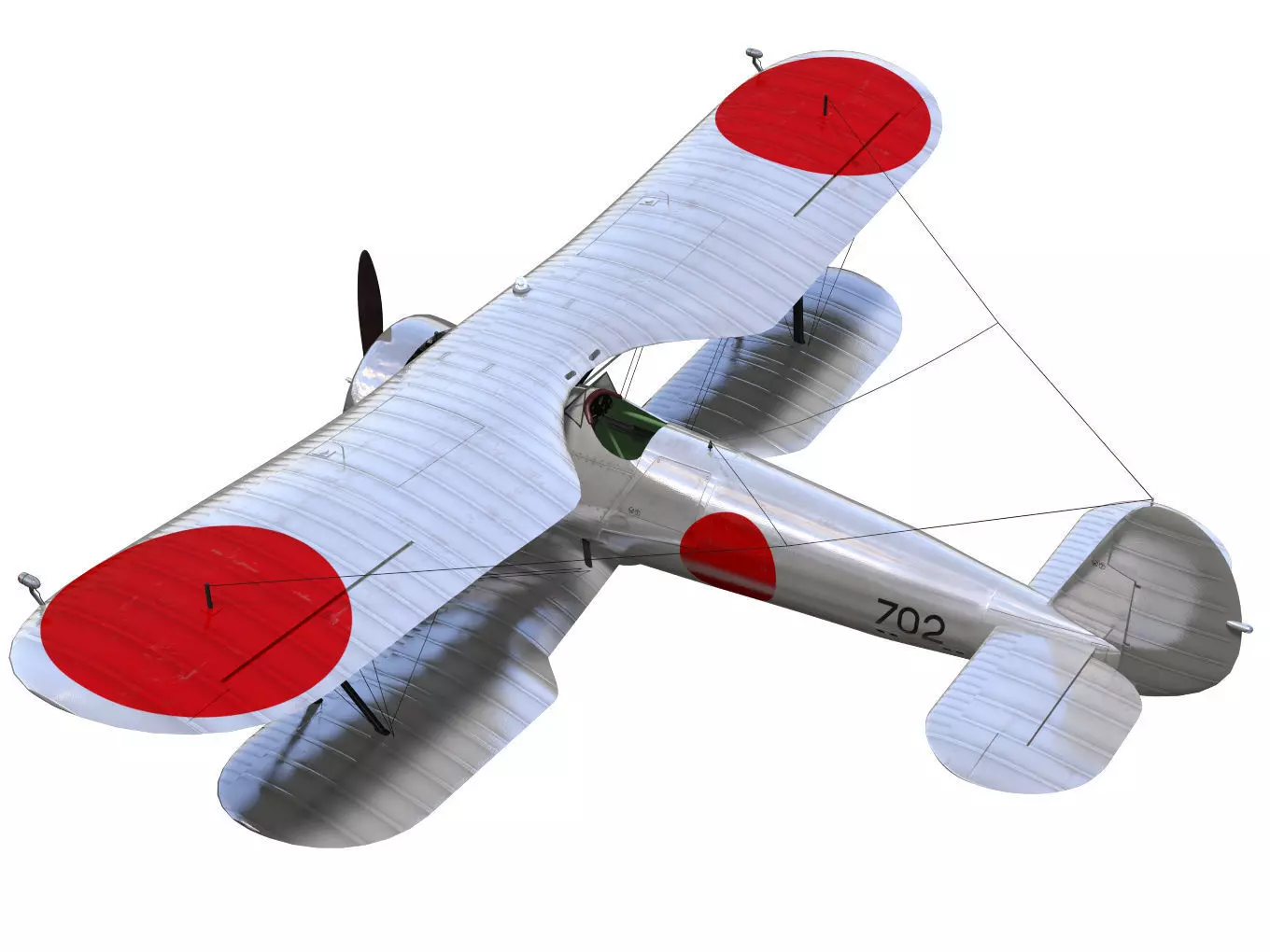 Bristol Bulldog Mk-II 3D model_1