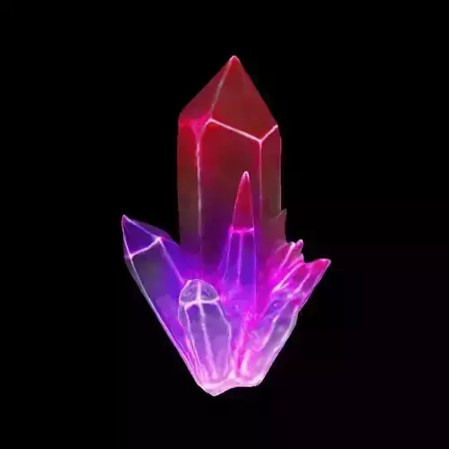 Red and Purple Crystal