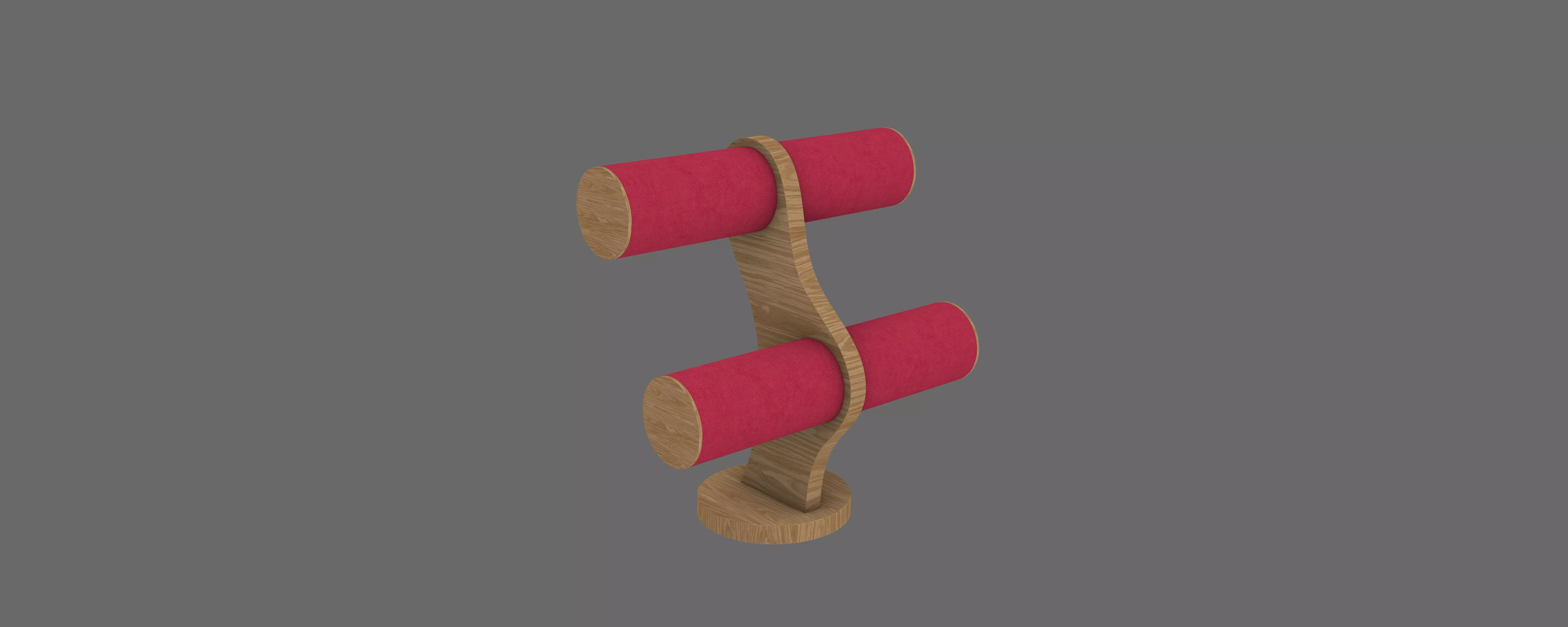 Bracelet Holder Display Bracelet Organizer Wooden Bracelet Stand 3D print model