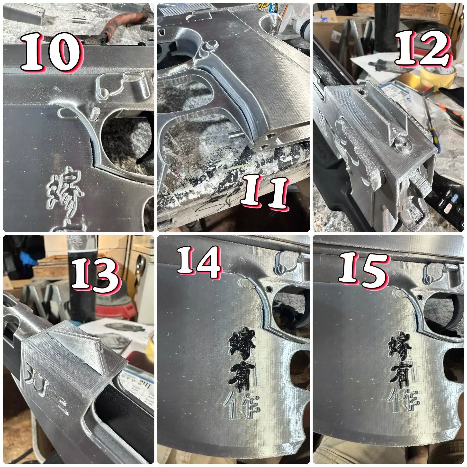 Blade 2 Beretta Prop - Ron Perlman - Reinhardt 3D print model_11