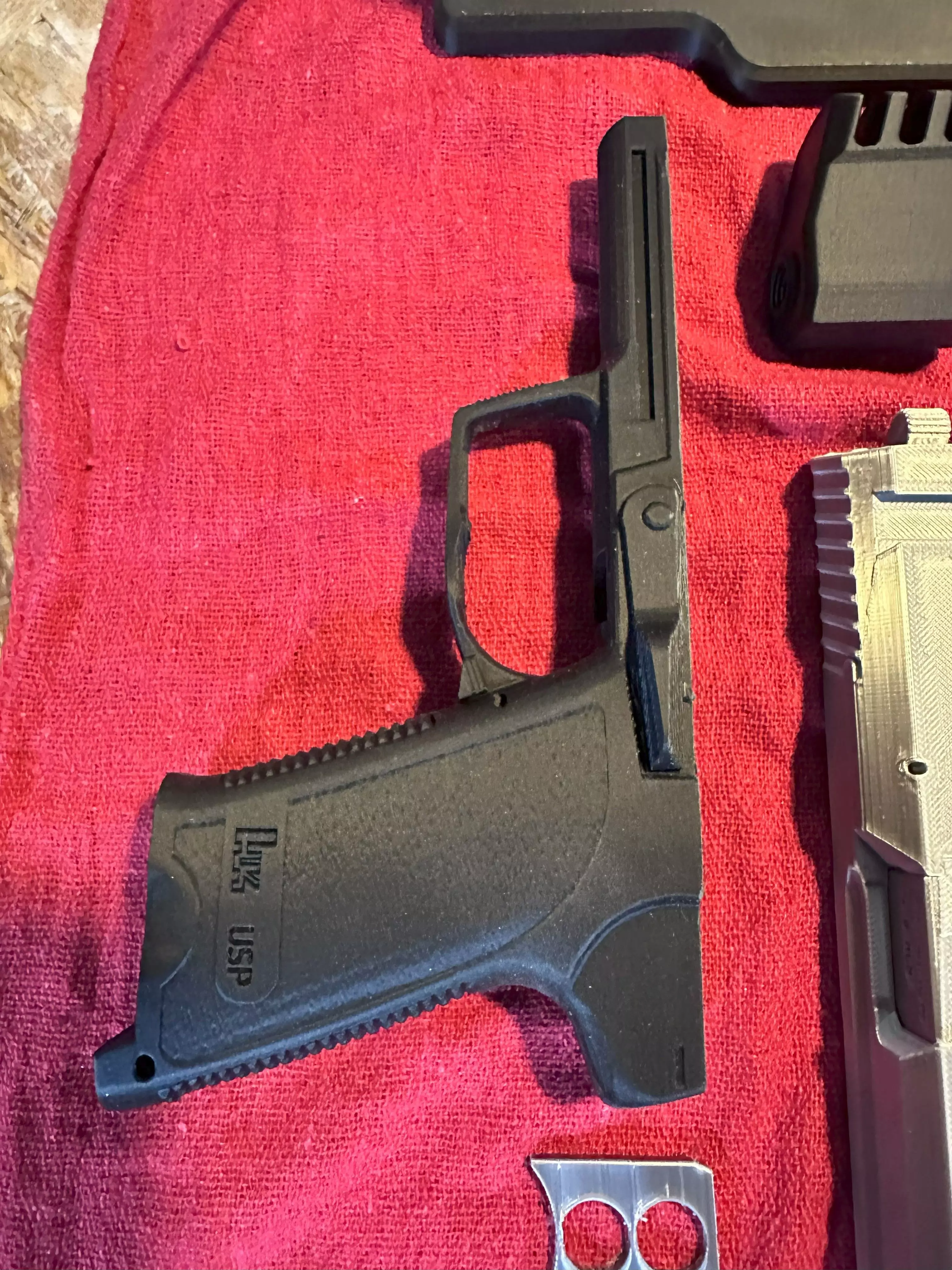 Blade 2 Live Fire USP Match Prop w LAM - Wesley Snipes 3D print model_3