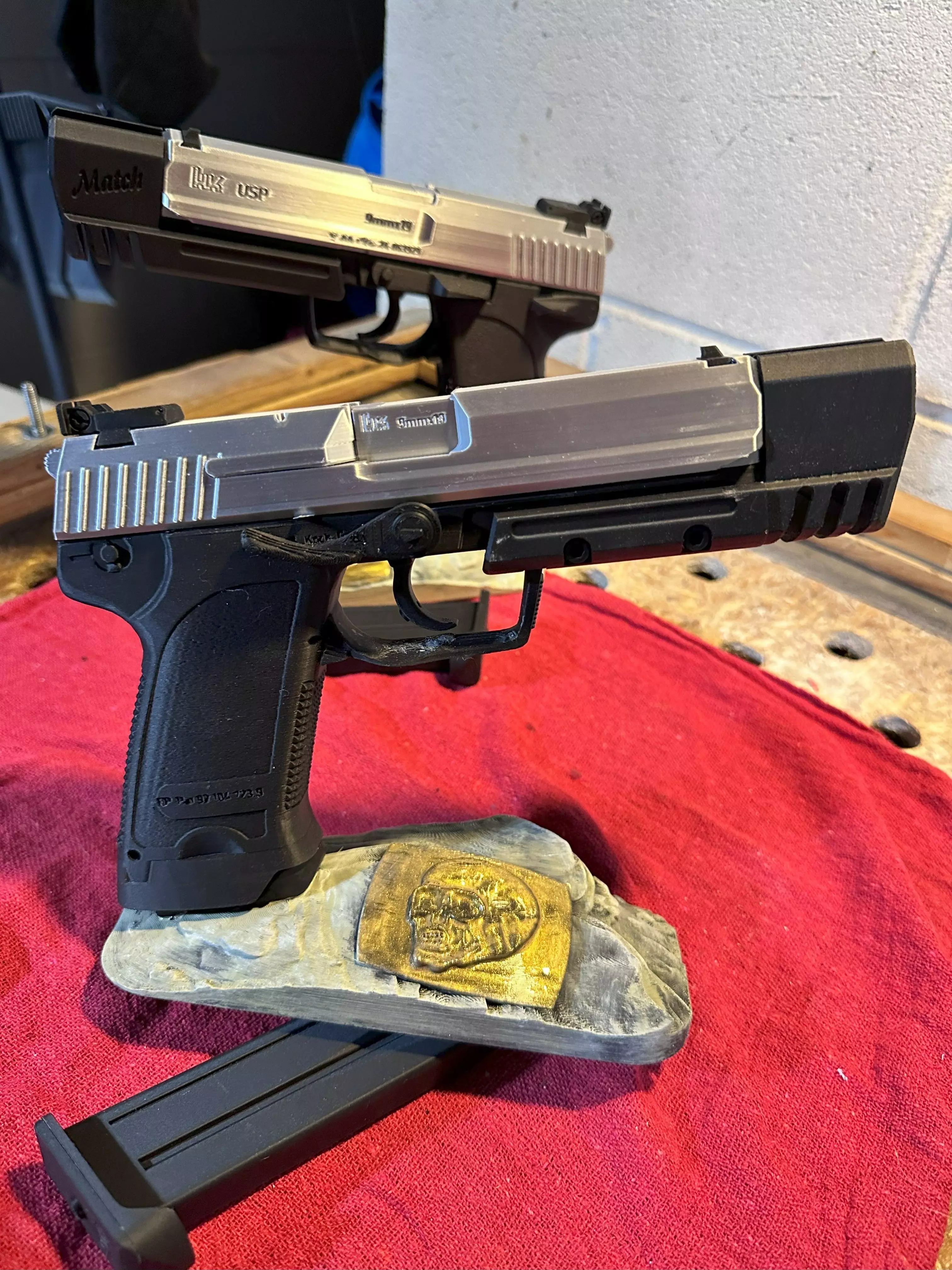 Tomb Raider Lara Croft Match USP Prop Set 3D print model_3