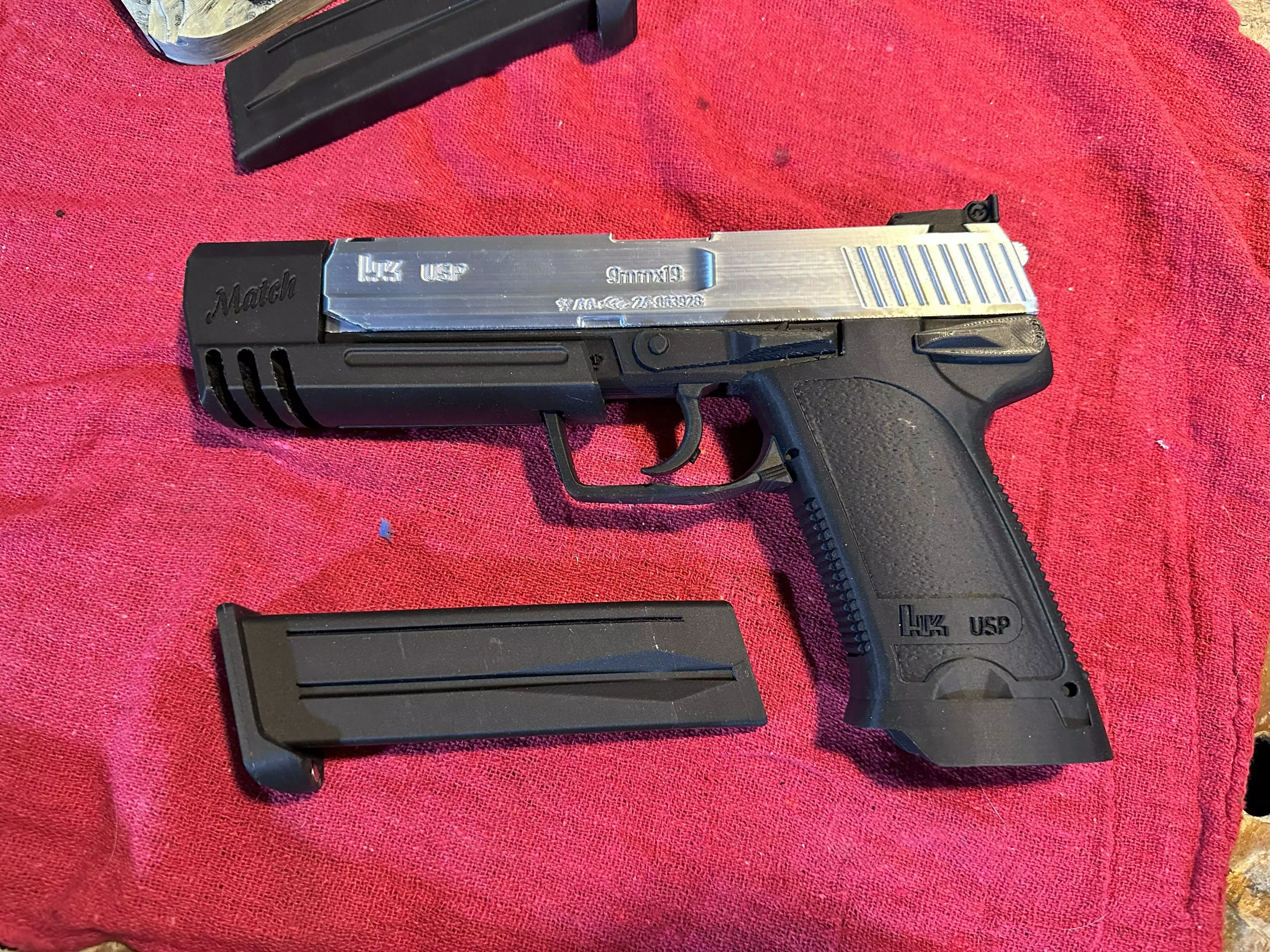 Tomb Raider Lara Croft Match USP Prop Set 3D print model_5