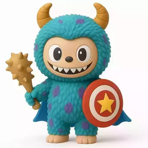 Monster Hero with Shield