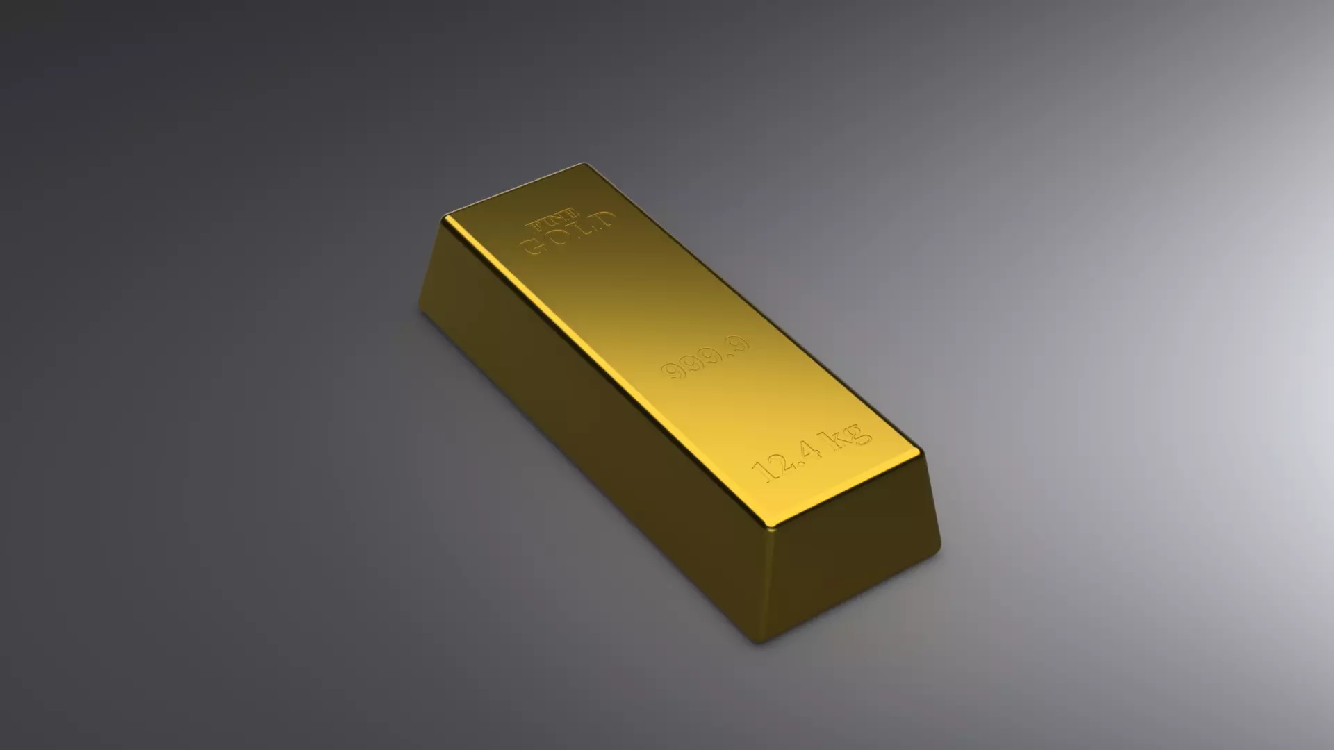 GOLD BAR 3D model_0
