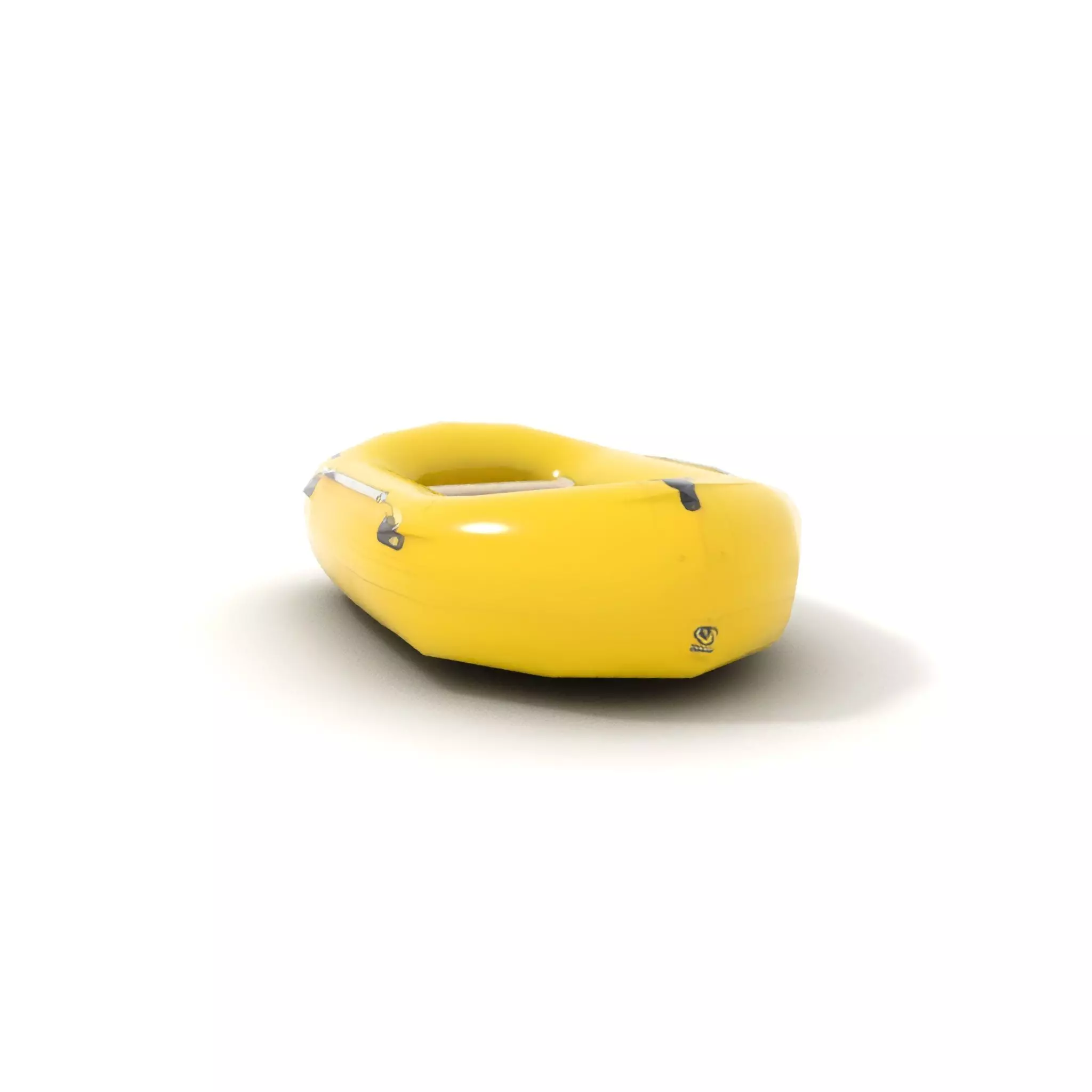 Yellow Inflatable Raft model pack Low-poly 3D model_14