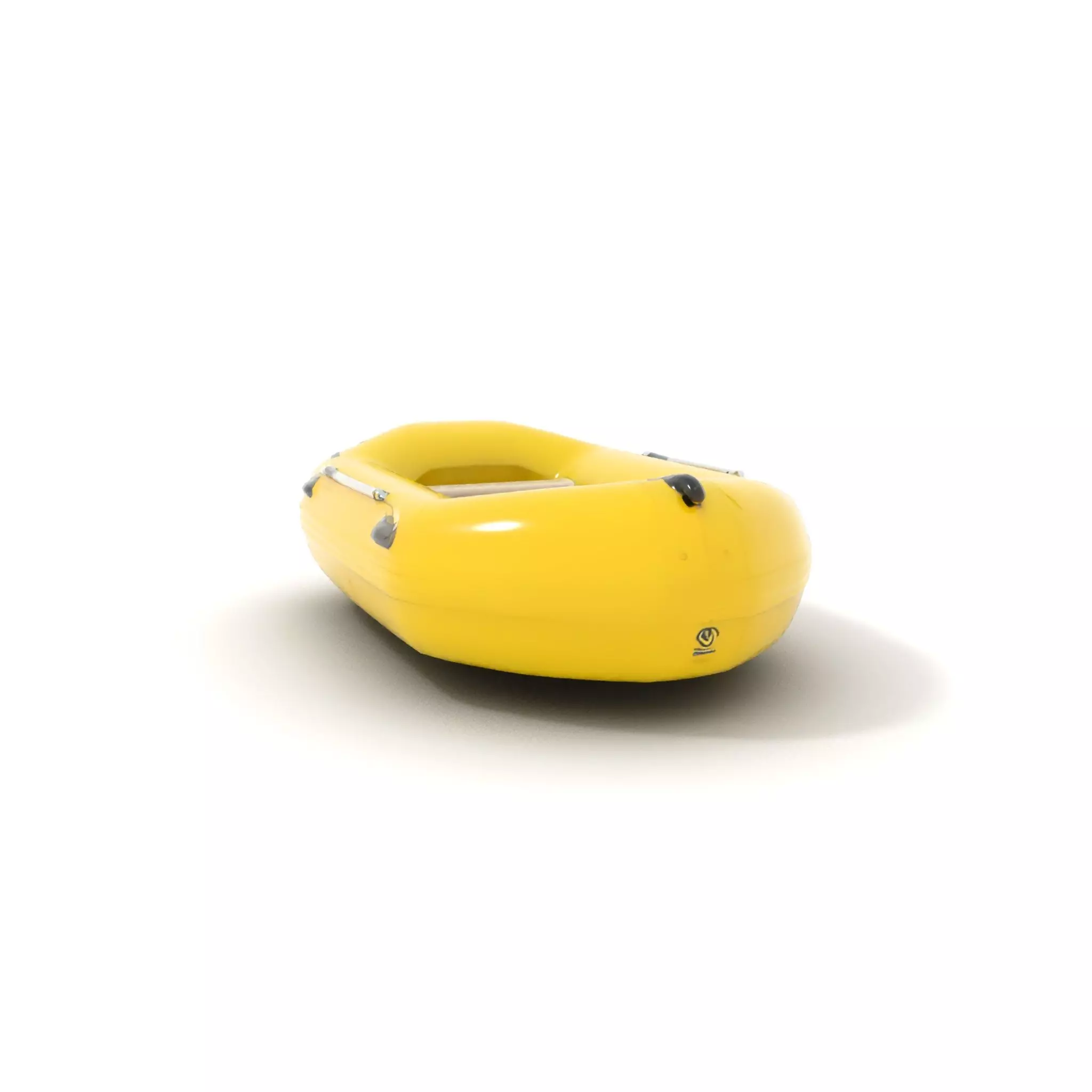 Yellow Inflatable Raft model pack Low-poly 3D model_13