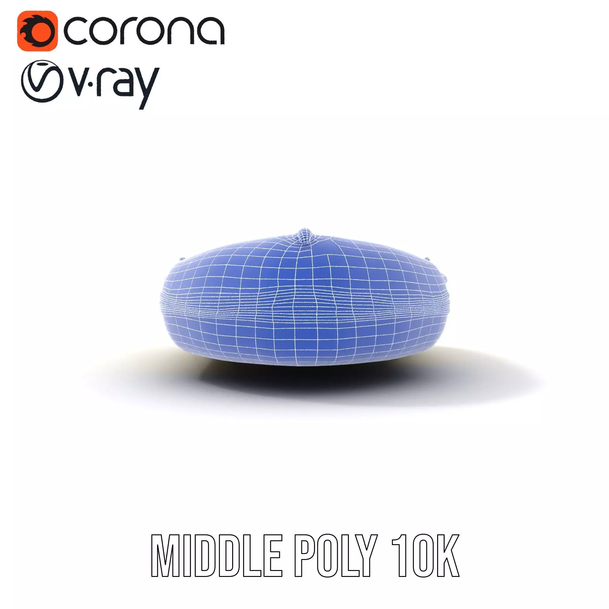 Yellow Inflatable Raft model pack Low-poly 3D model_21