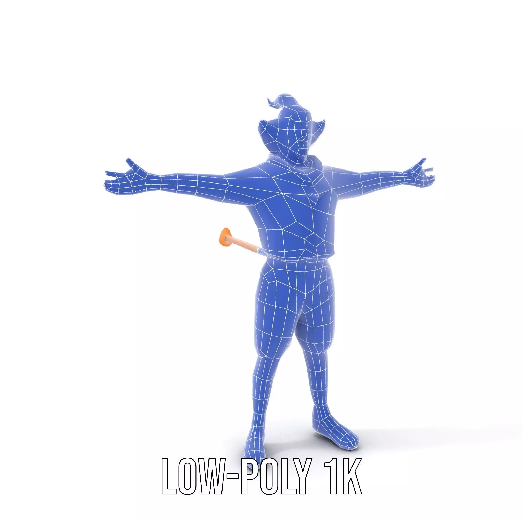 Vibrant Clown Character model pack Low-poly 3D model_22