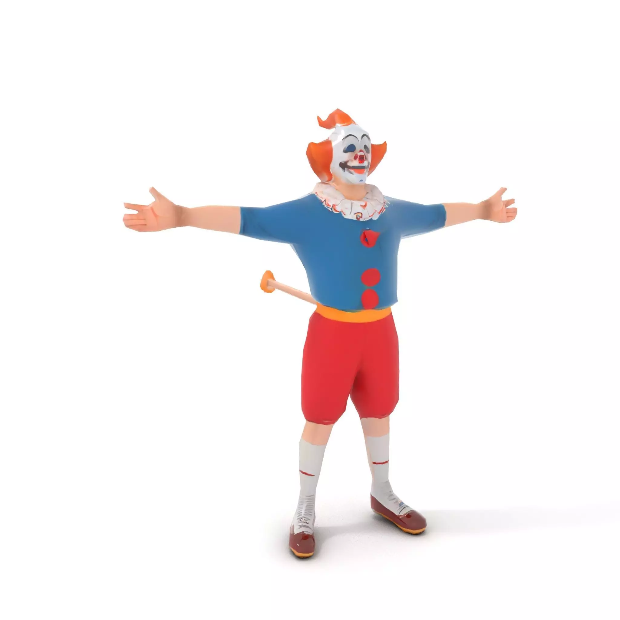 Vibrant Clown Character model pack Low-poly 3D model_9