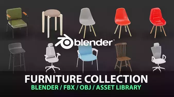 Chair Model Collection 317