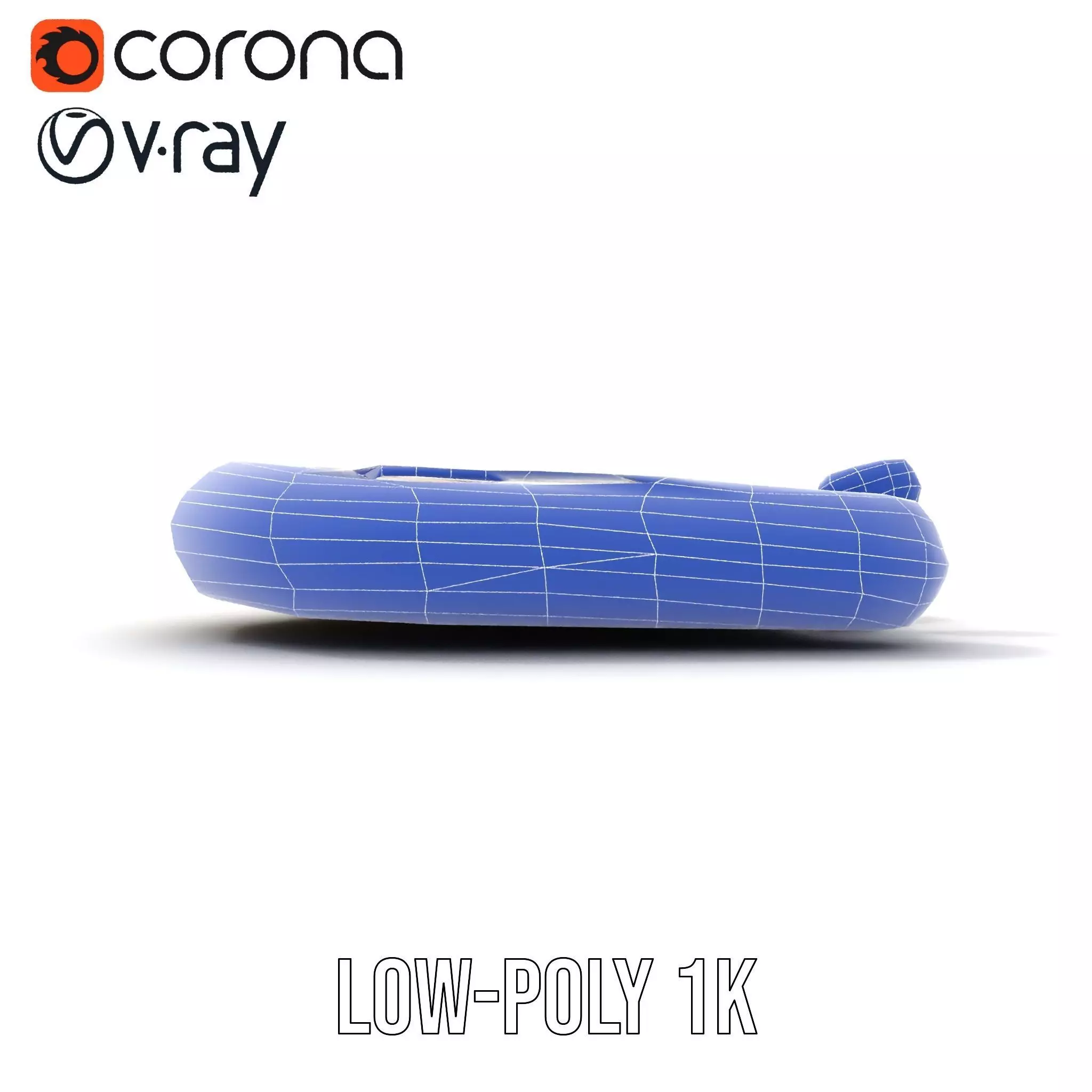 Ivory Inflatable Boat model pack Low-poly 3D model_20