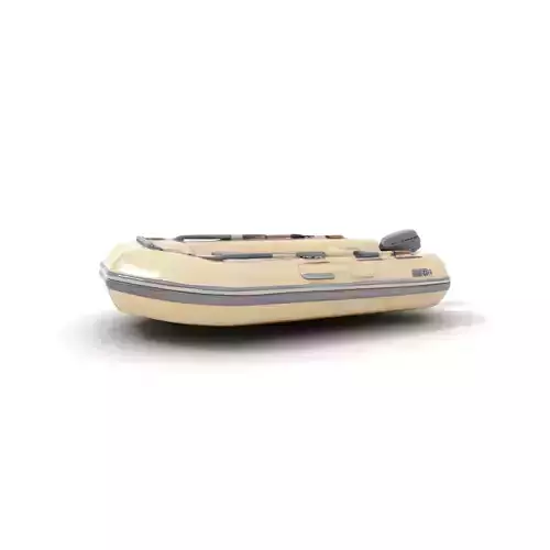 Ivory Inflatable Boat model pack Low-poly 3D model