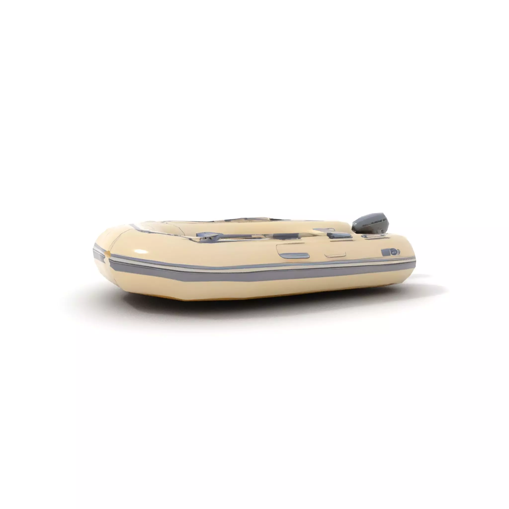 Ivory Inflatable Boat model pack Low-poly 3D model_7