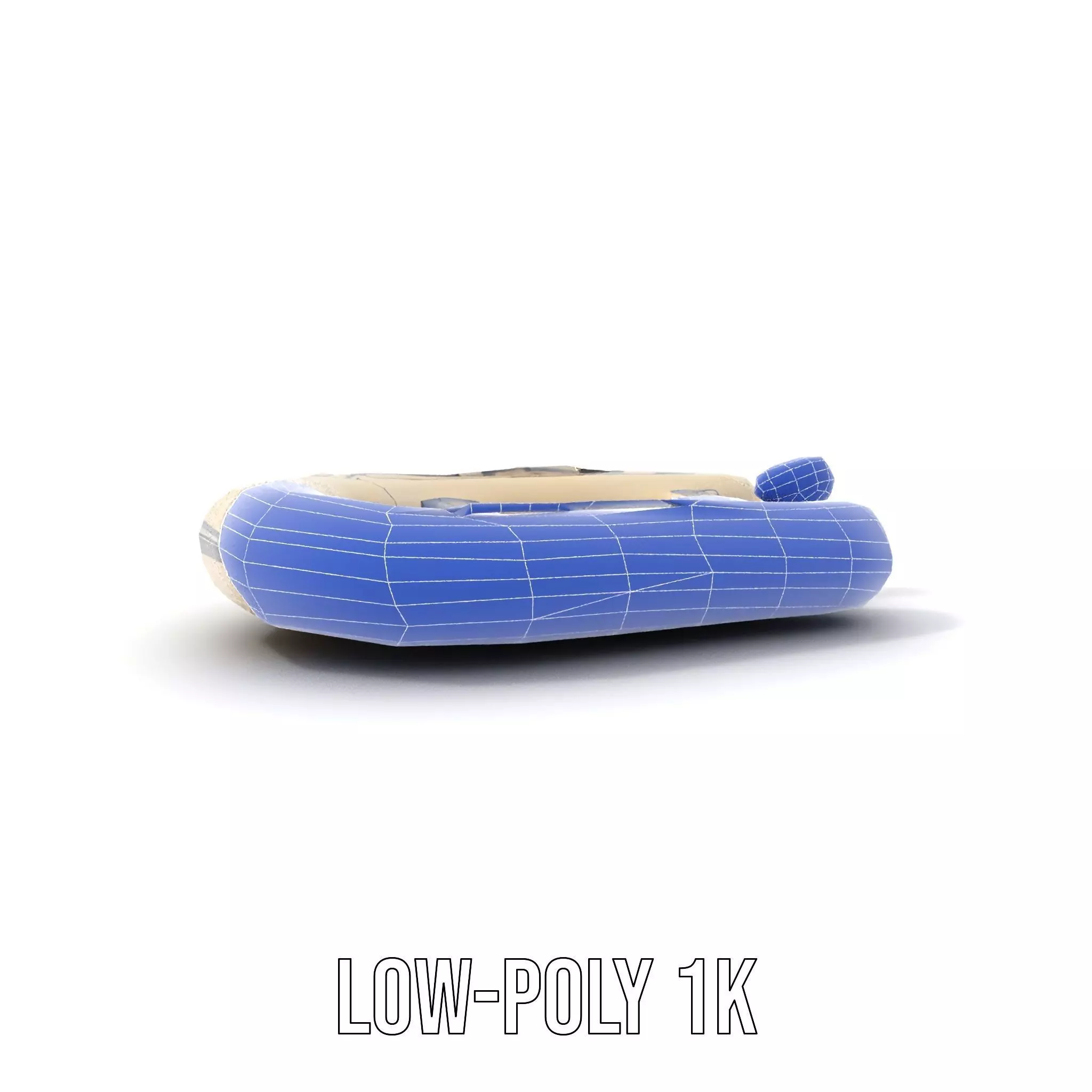 Ivory Inflatable Boat model pack Low-poly 3D model_31