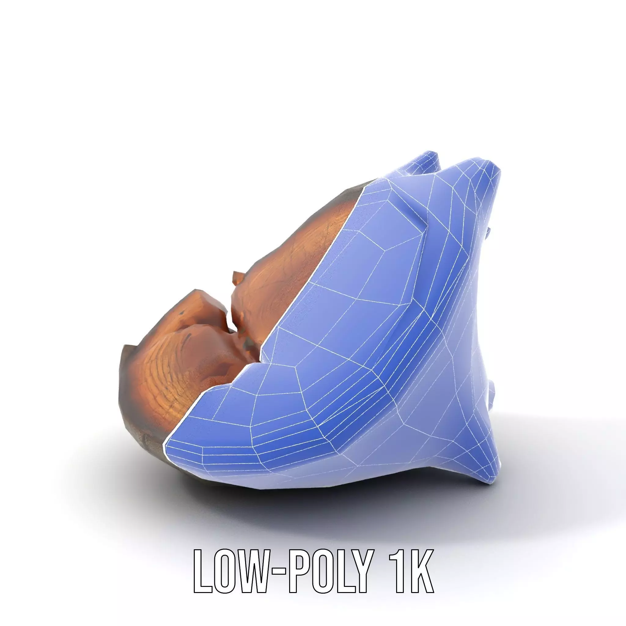 Textured Wooden Log model pack Low-poly 3D model_24