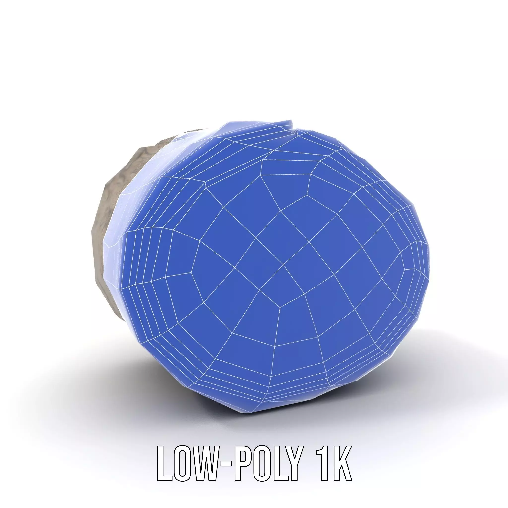Natural Wood Log model pack Low-poly 3D model_14