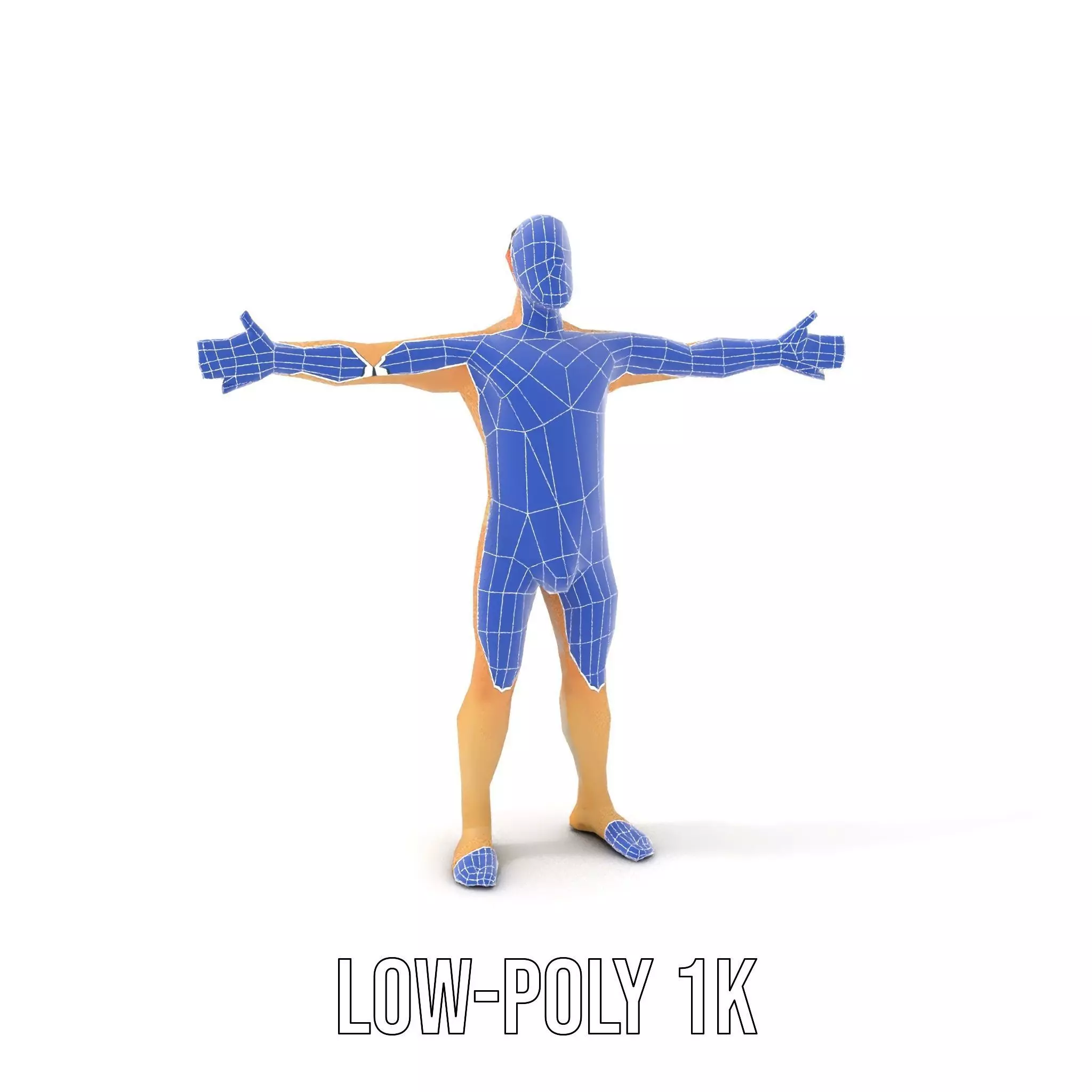 Textured Humanoid Creature model pack Low-poly 3D model_24