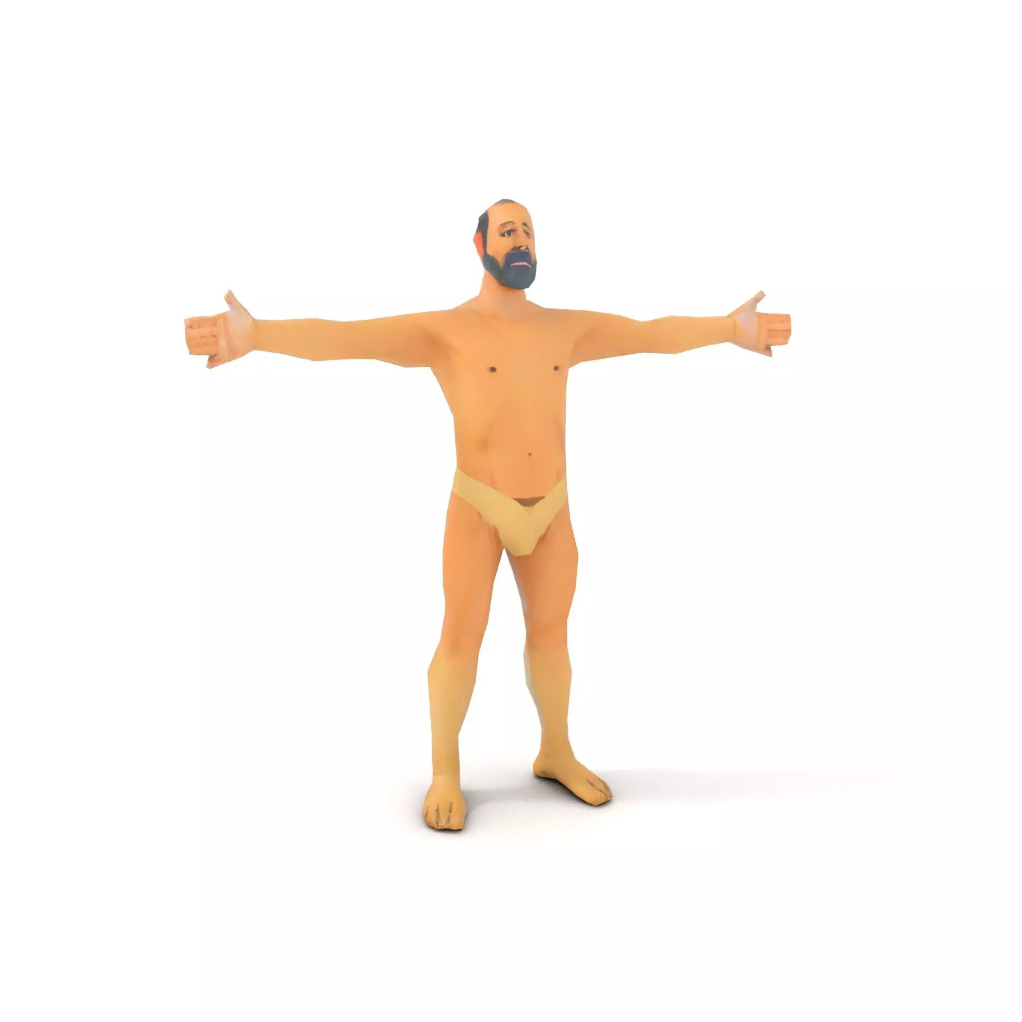 Textured Humanoid Creature model pack Low-poly 3D model_14