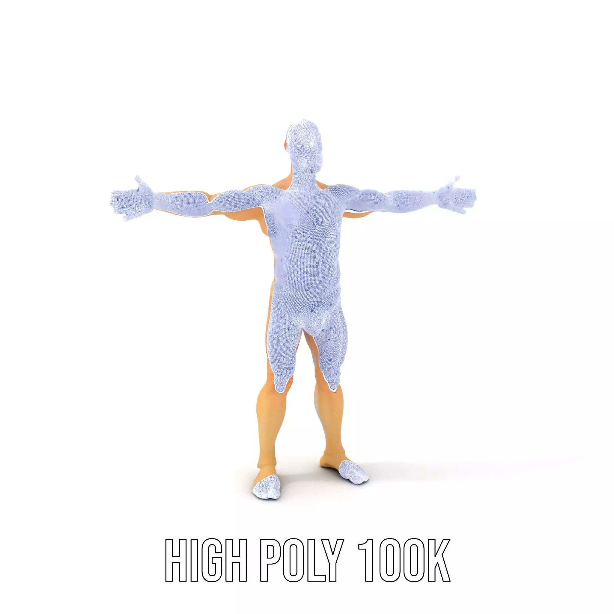 Textured Humanoid Creature model pack Low-poly 3D model_4