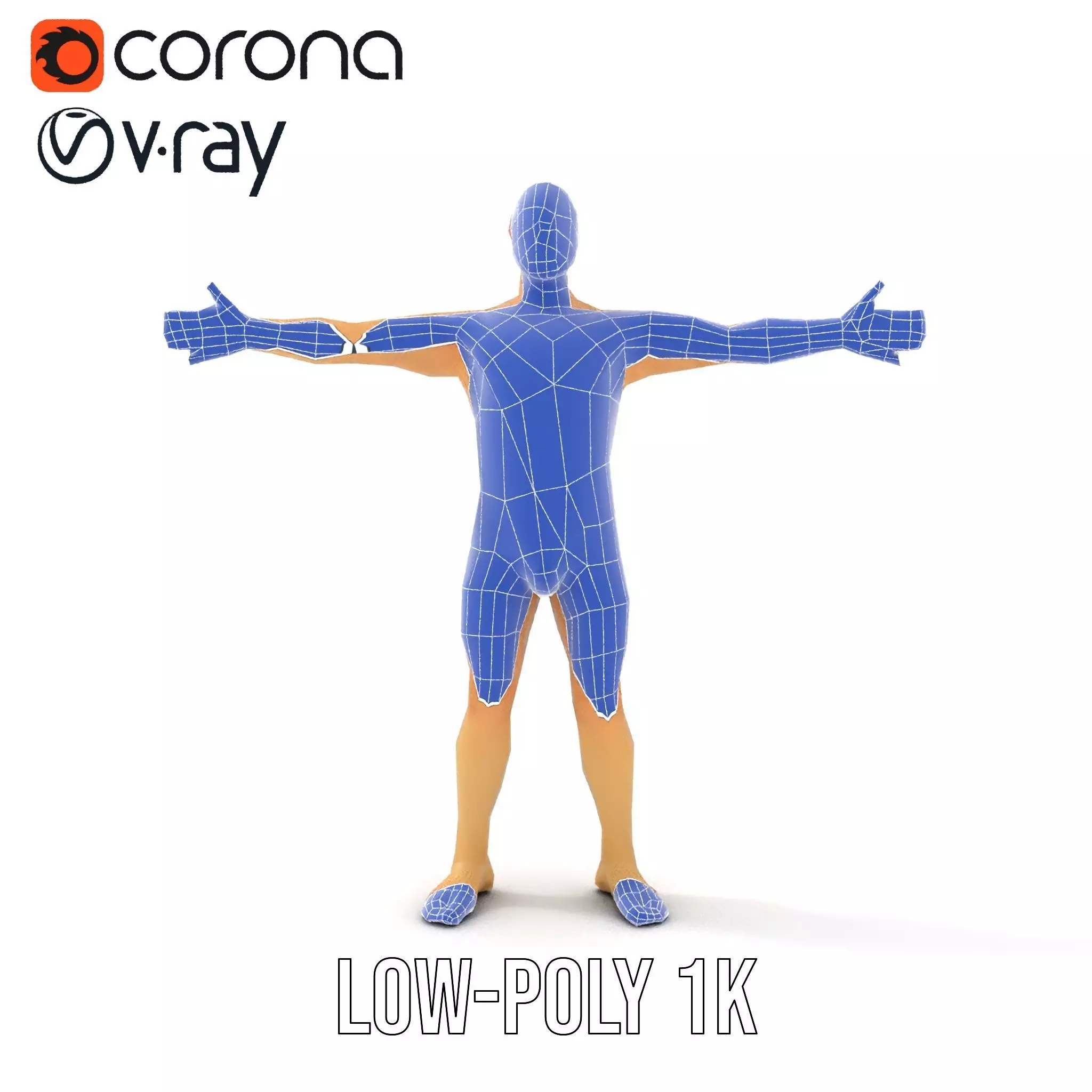 Textured Humanoid Creature model pack Low-poly 3D model_12